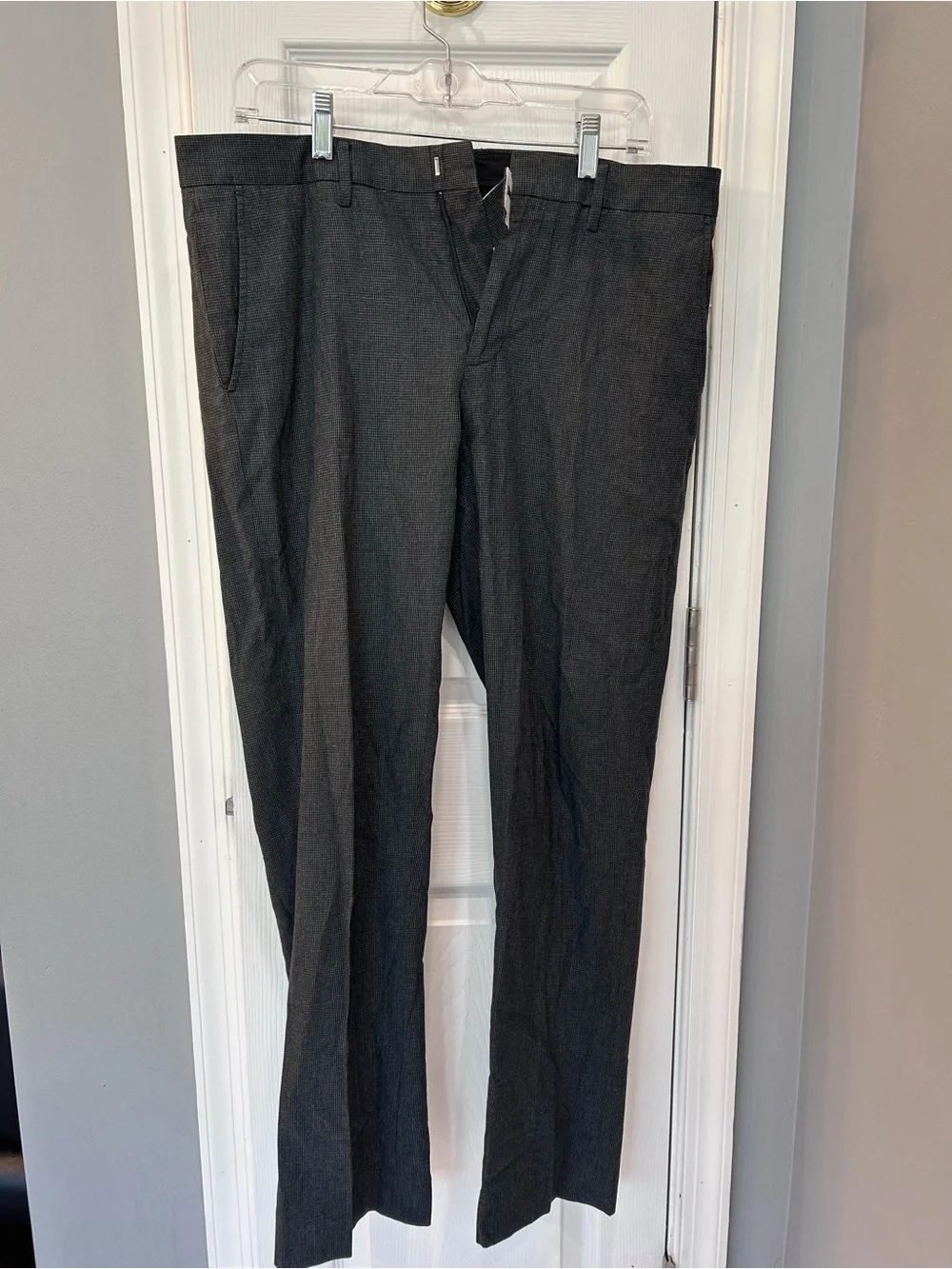 J. Crew Men's Dark Charcoal Dress Pants